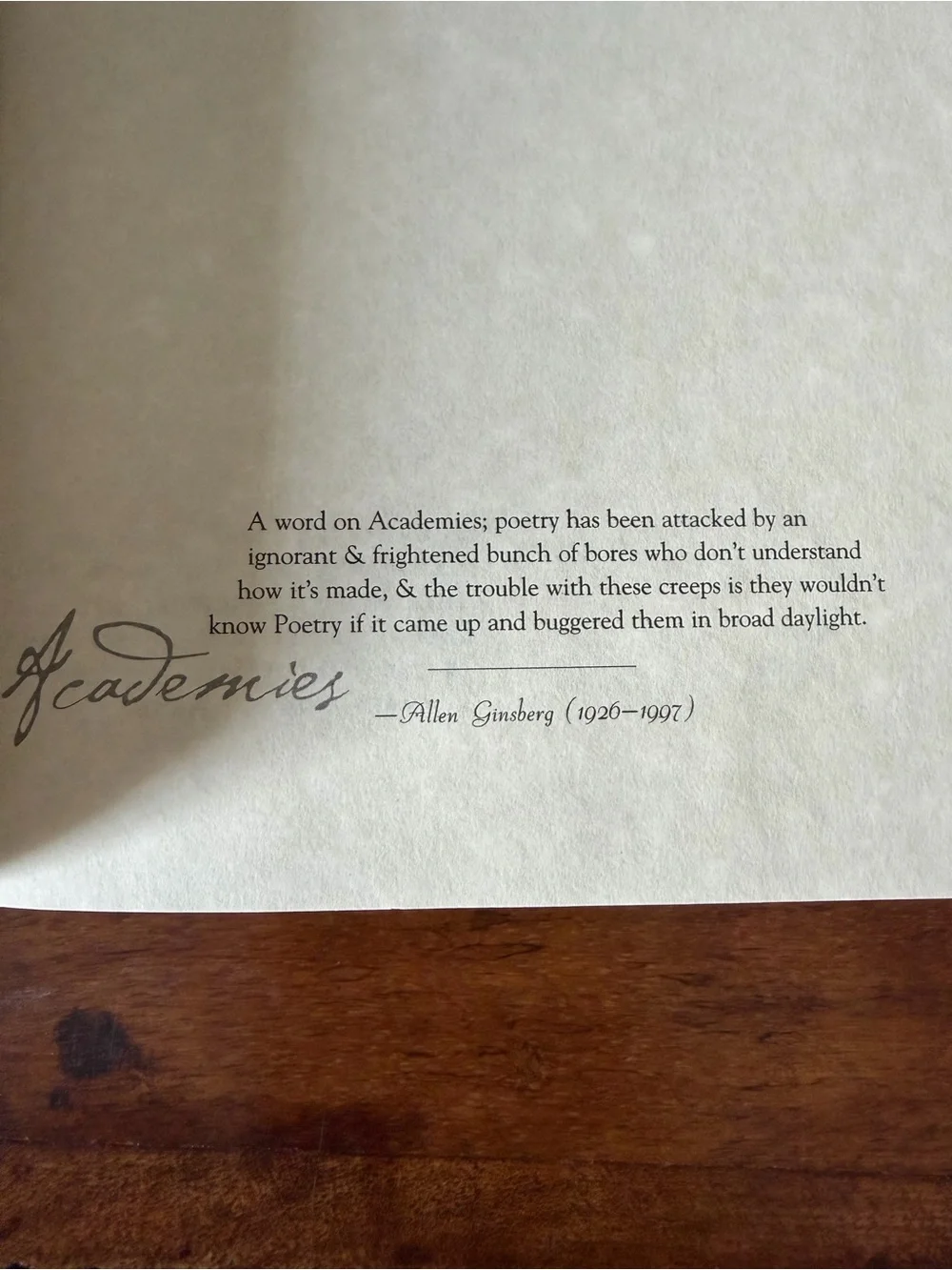 The Poet's Notebook - paperback journal- vintage